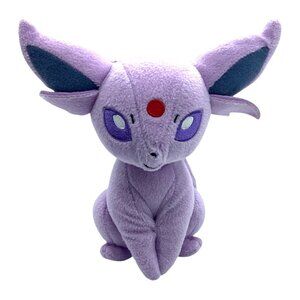 Pokémon Psiana Espeon Plush Toy Tomy 2015 8" Purple Polyester Collectible Figure
